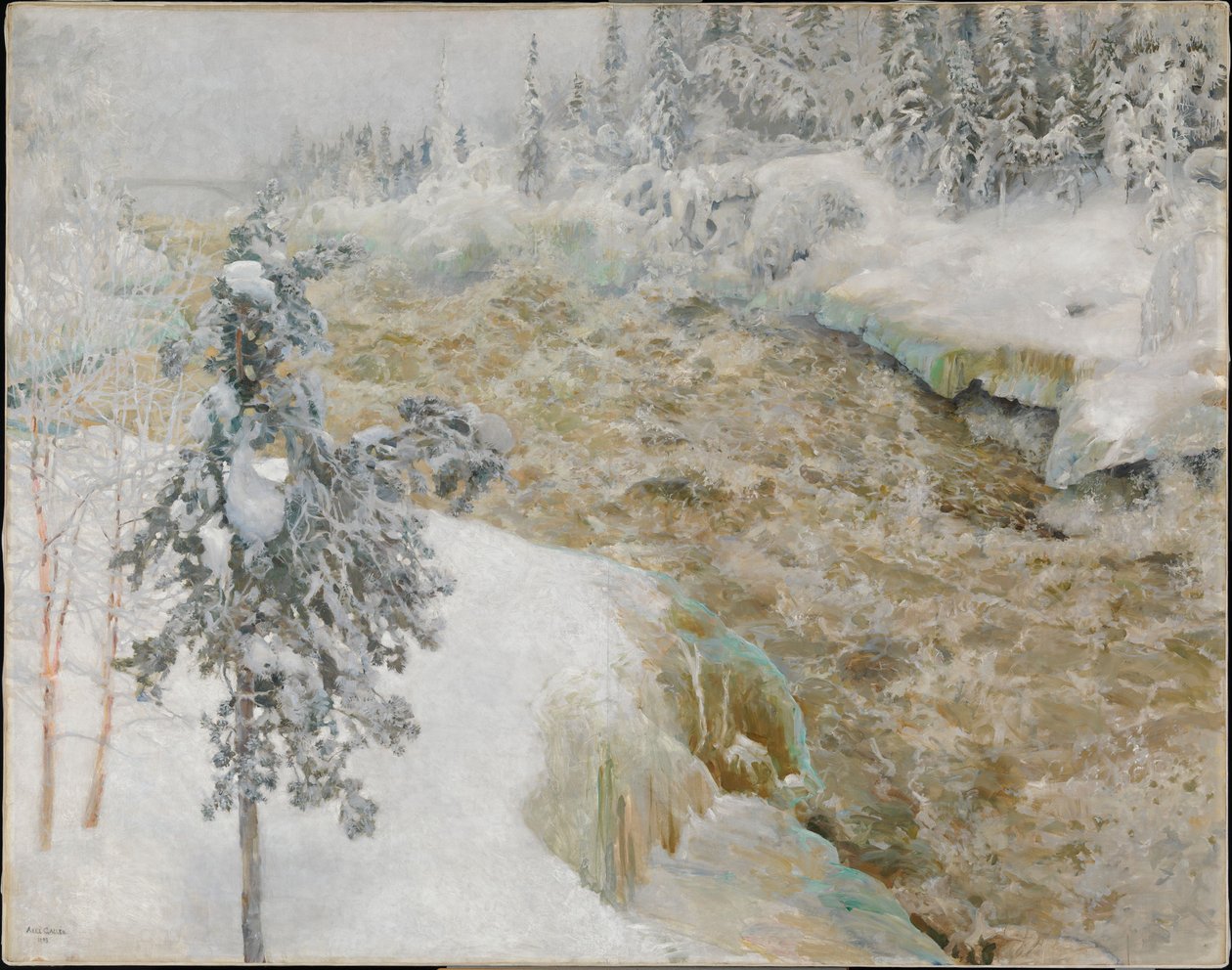 Imatra in inverno da Akseli Gallen-Kallela