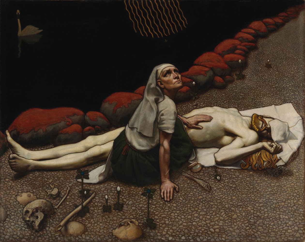 La madre di Lemminkäinen da Akseli Gallen-Kallela