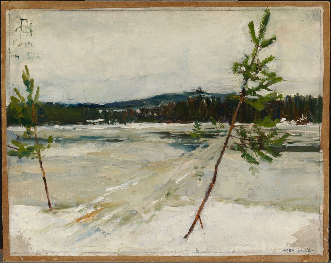 Sentiero sul ghiaccio da Akseli Gallen-Kallela