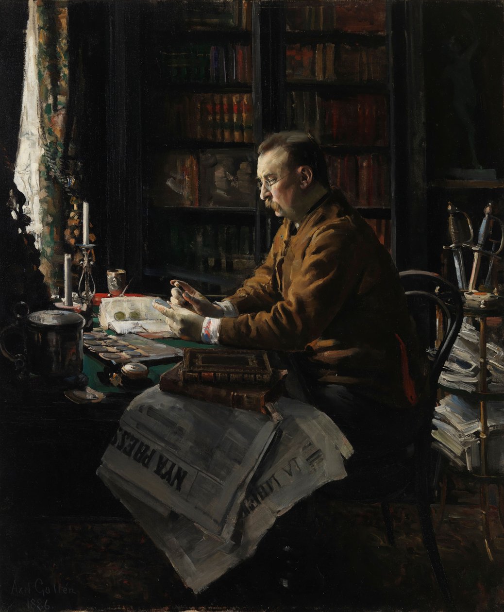 Ritratto del dottor Herman Frithiof Antell da Akseli Gallen-Kallela