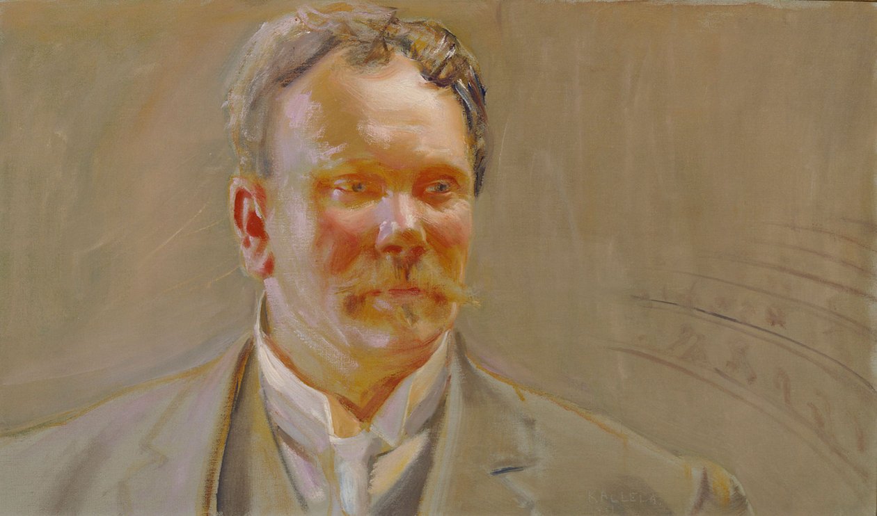 Ritratto del professor E. N. Setälä da Akseli Gallen-Kallela