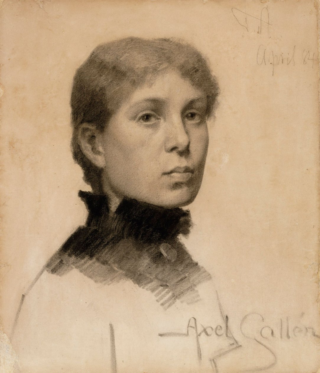 Ritratto di donna da Akseli Gallen-Kallela
