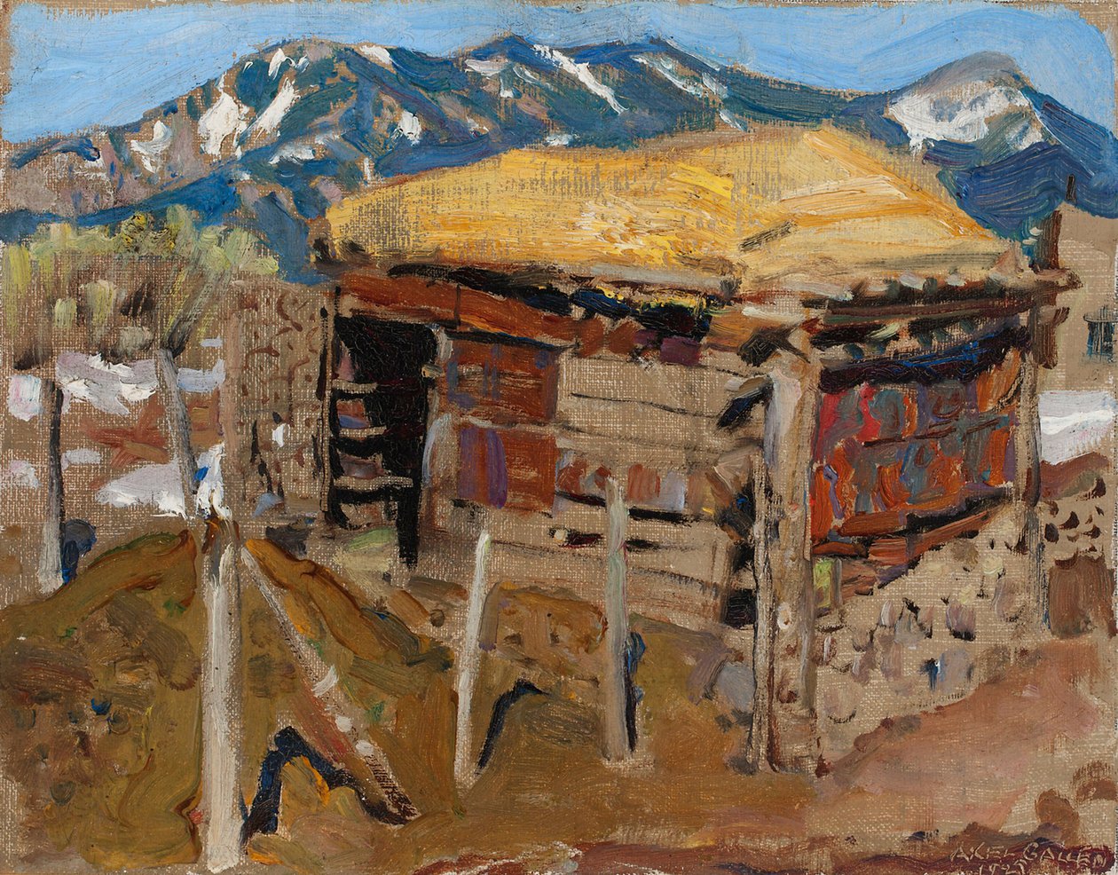 Capanno nei monti Taos da Akseli Gallen-Kallela