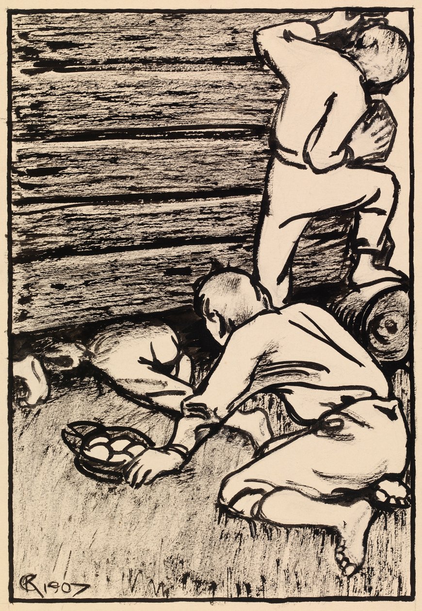 I ladri di uova da Akseli Gallen-Kallela