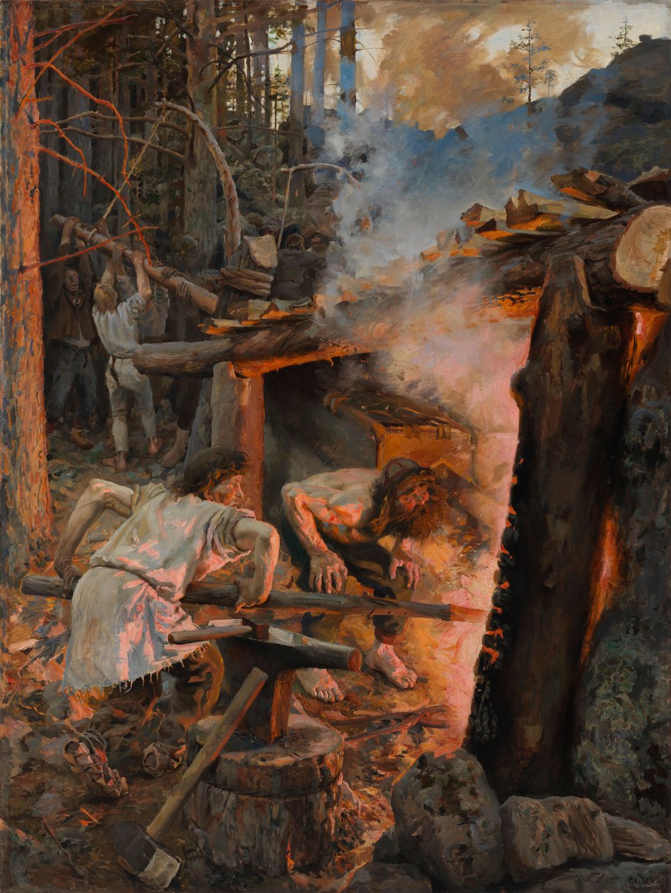 La forgiatura del Sampo da Akseli Gallen-Kallela