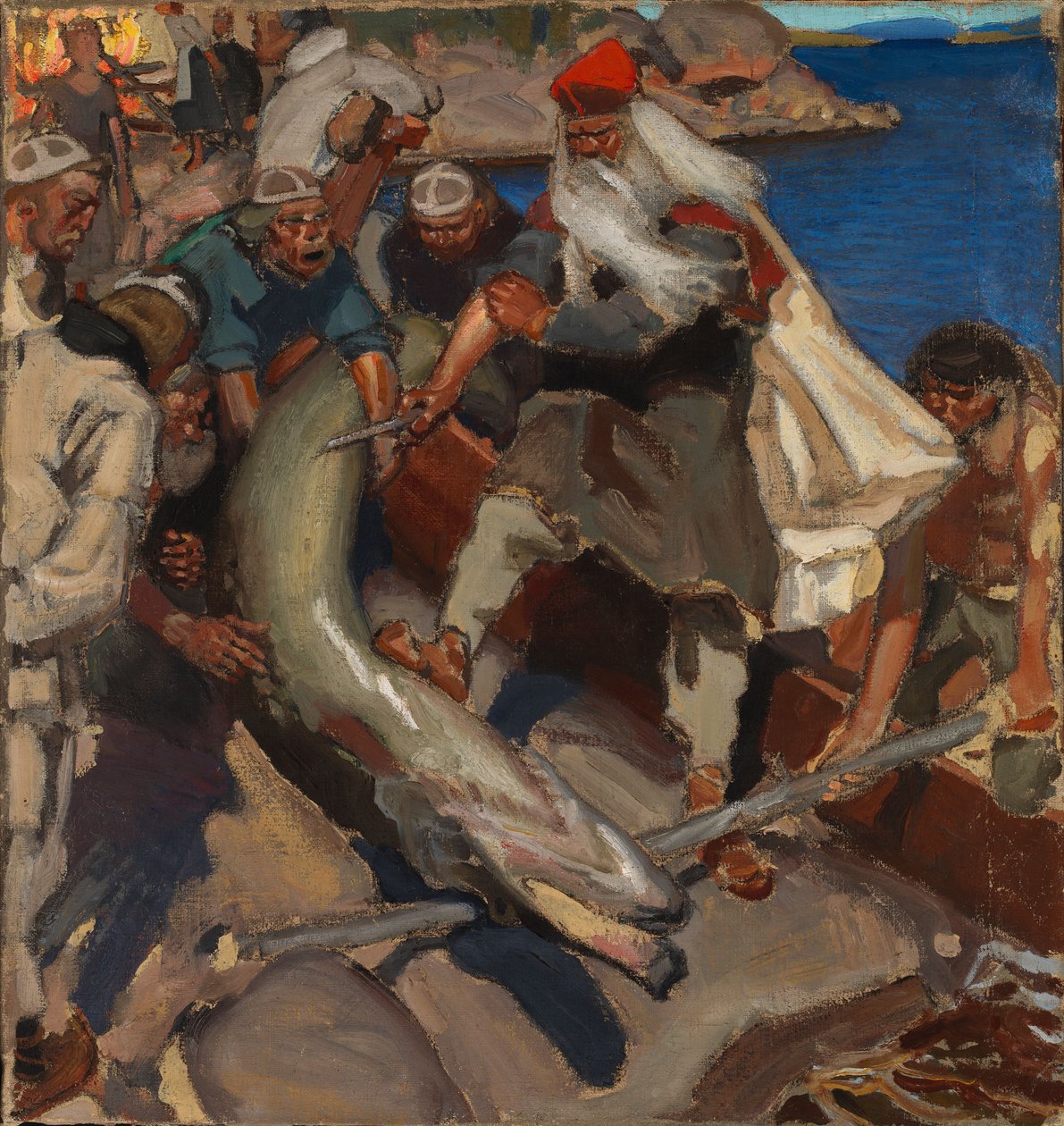 Il luccio gigante da Akseli Gallen-Kallela
