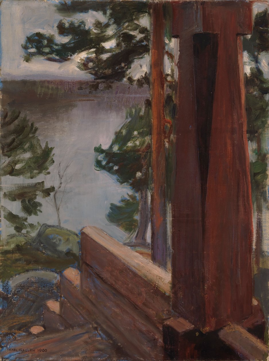 Il portico di Kalela da Akseli Gallen-Kallela