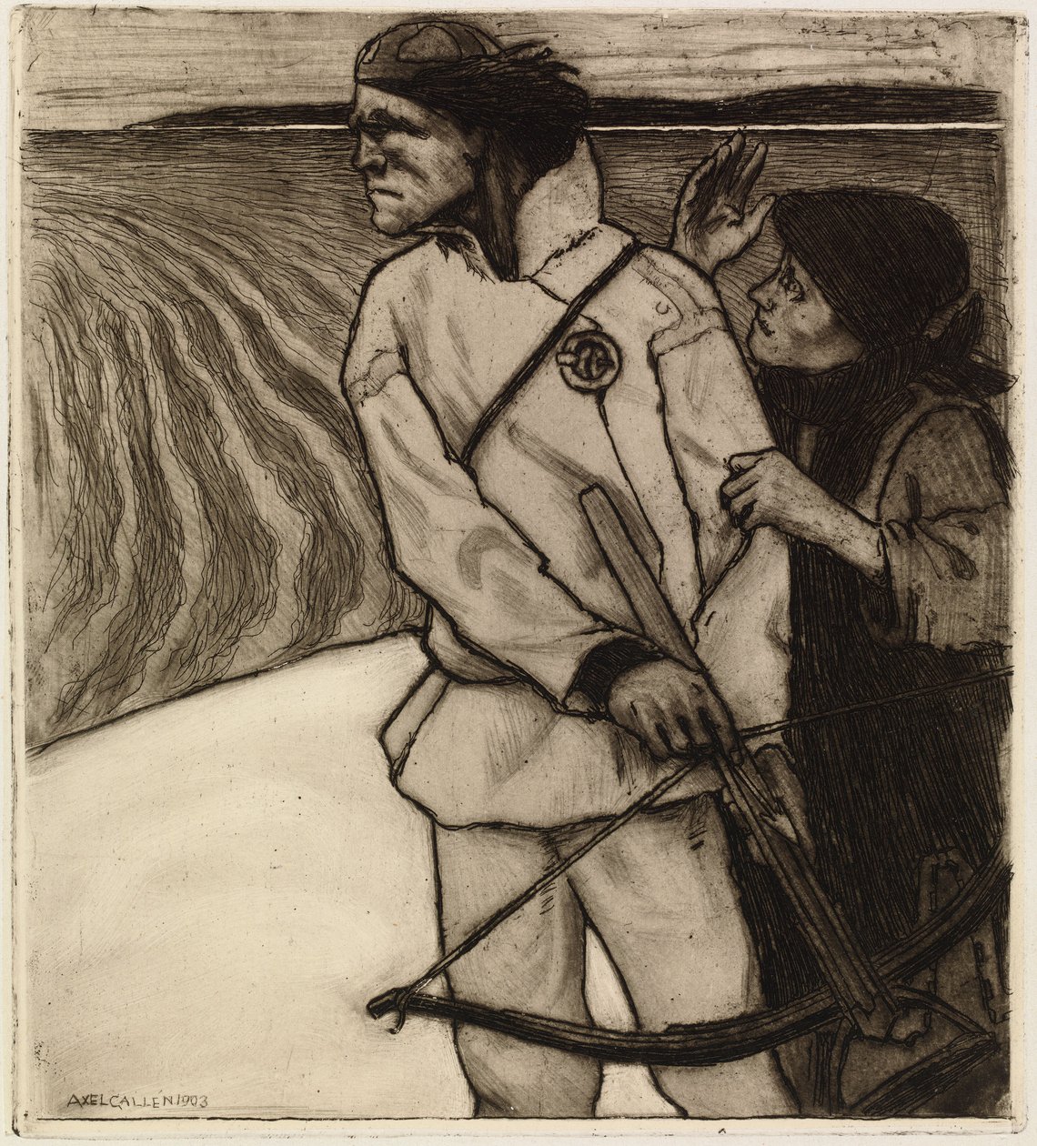 La vendetta di Joukahainen da Akseli Gallen-Kallela