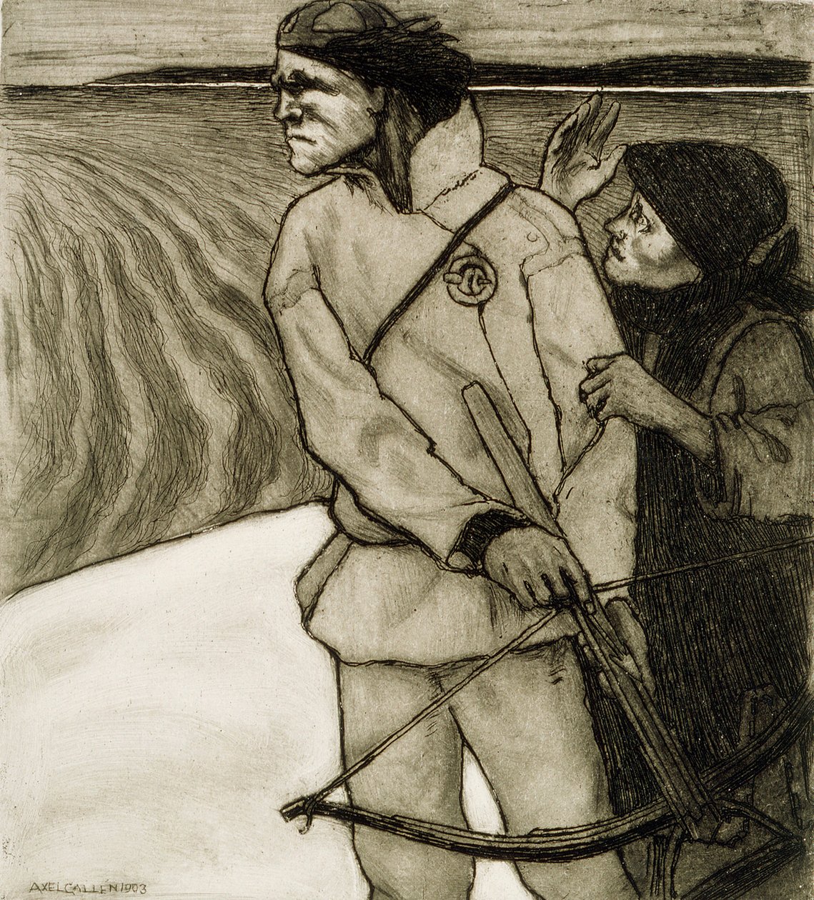 La vendetta di Joukahainen da Akseli Gallen-Kallela