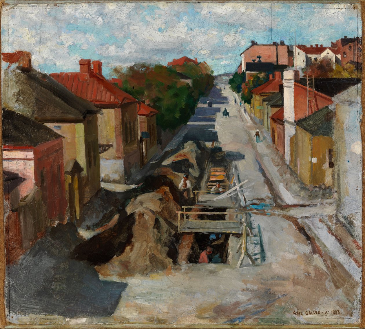 Veduta da Fredrikinkatu da Akseli Gallen-Kallela
