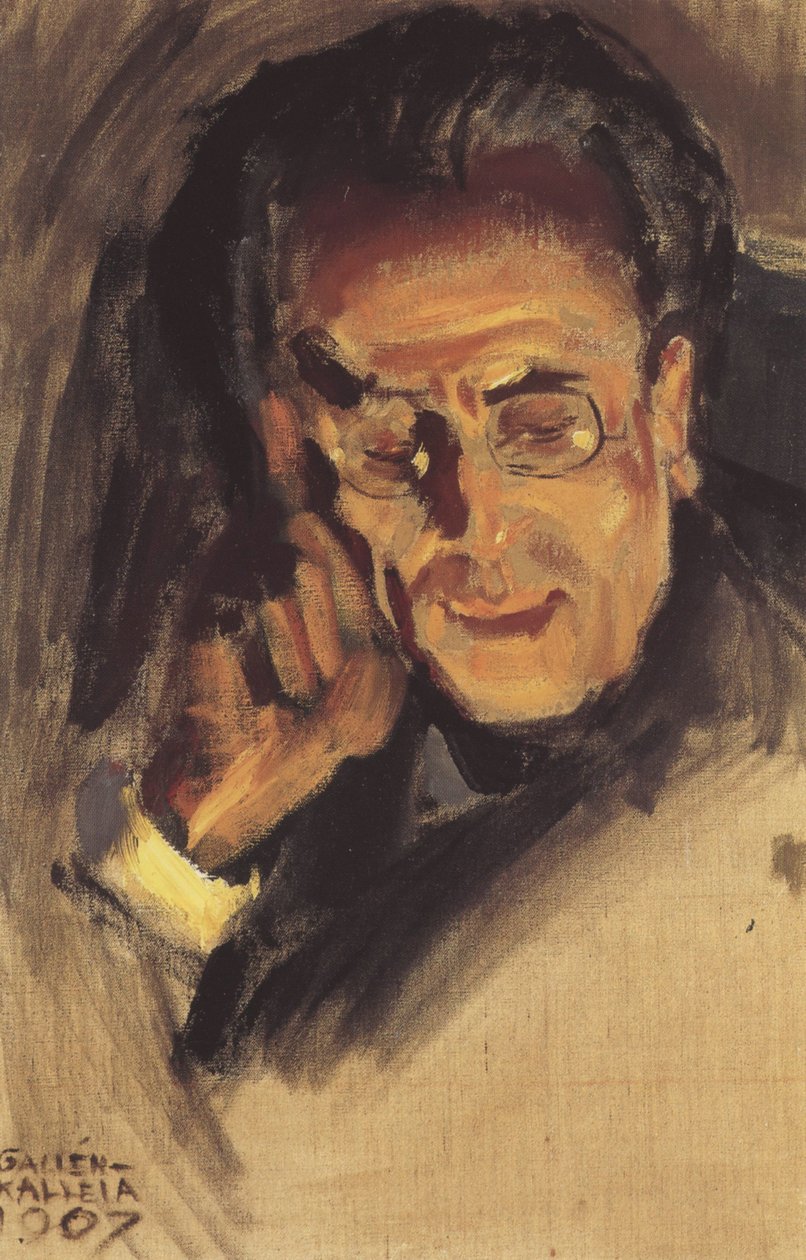 Ritratto di Gustav Mahler, 1907 da Akseli Gallen Kallela