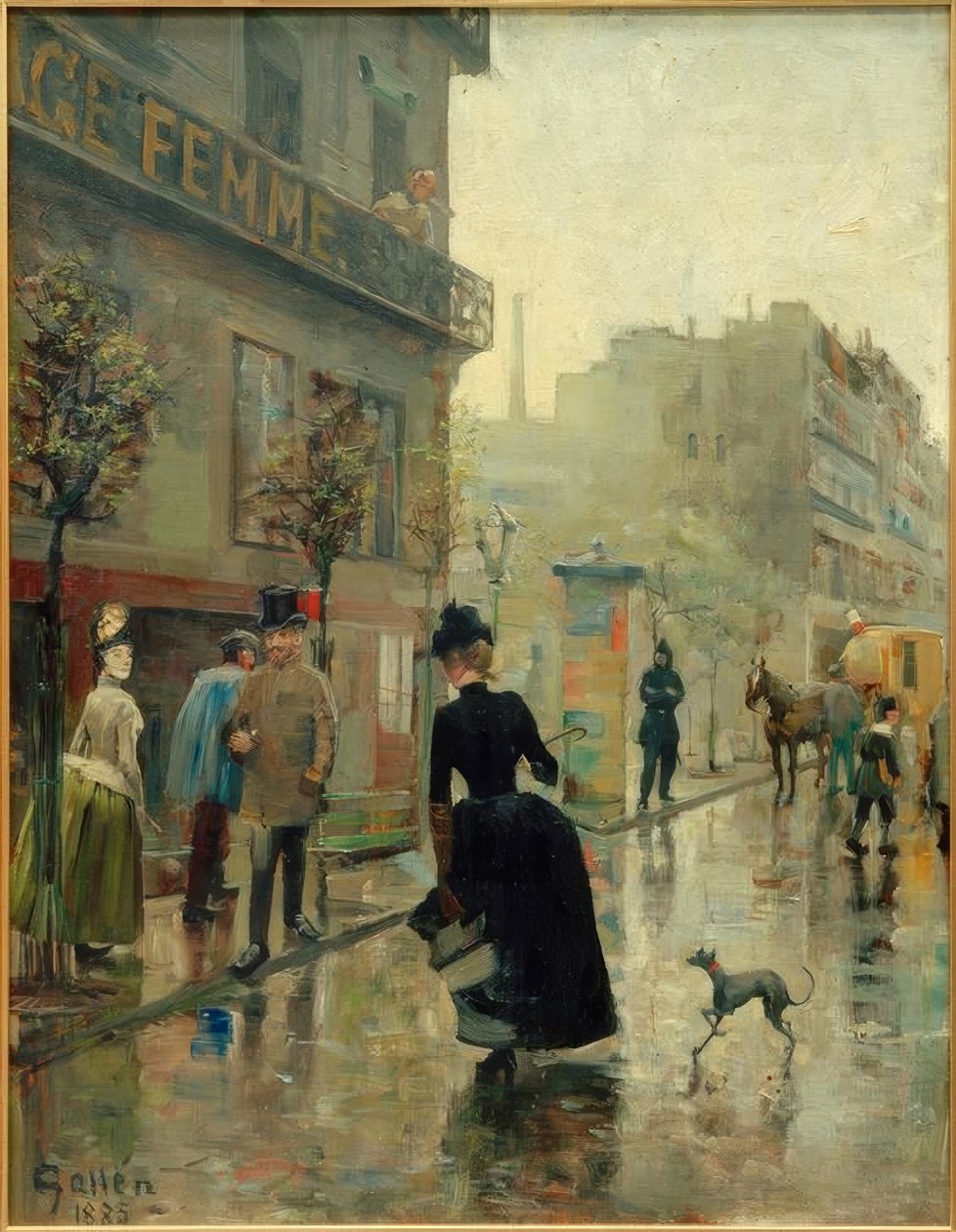 Boulevard a Parigi da Akseli Valdemar Gallen Kallela