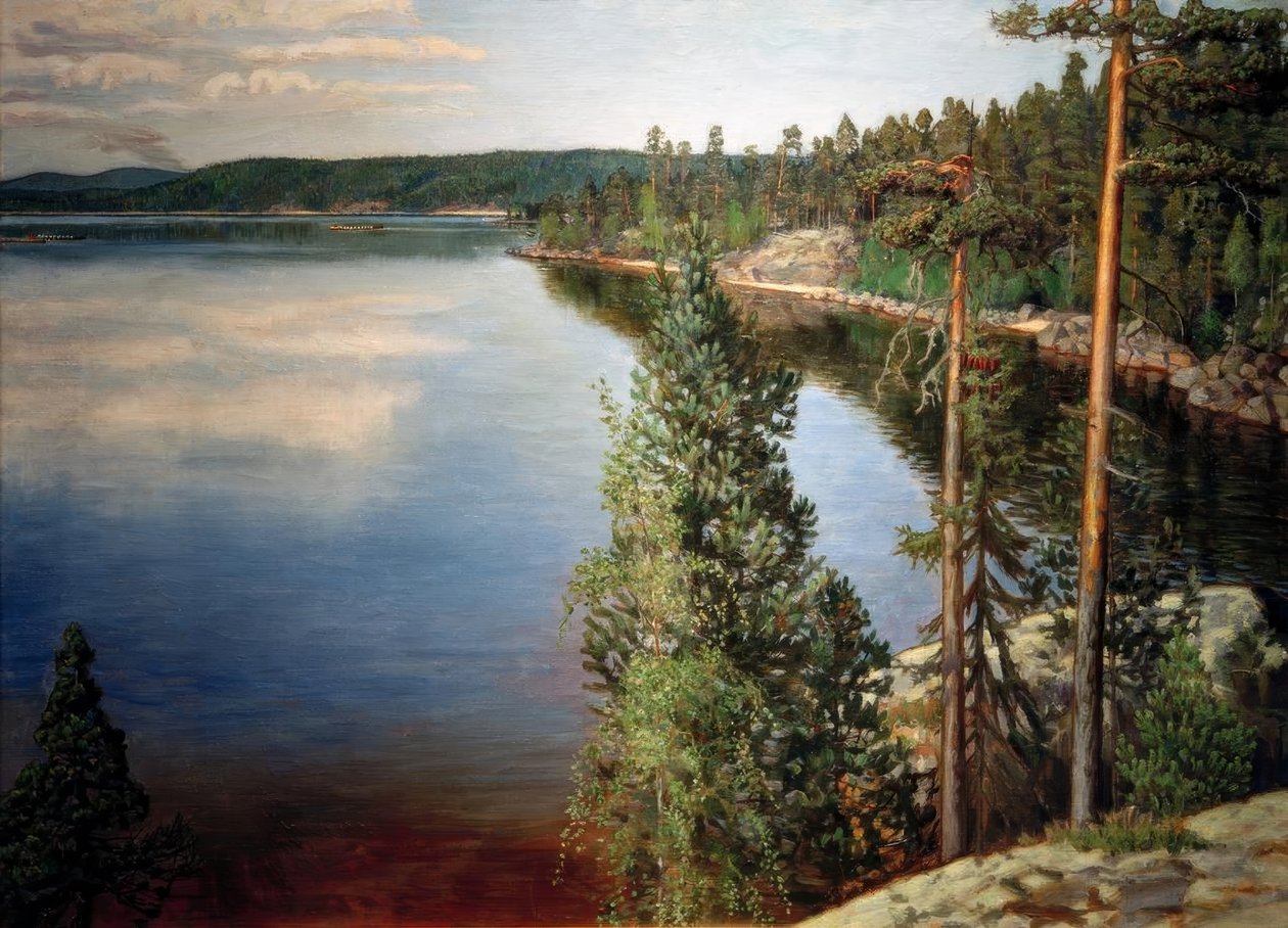 Paesaggio a Ruovesi da Akseli Valdemar Gallen Kallela