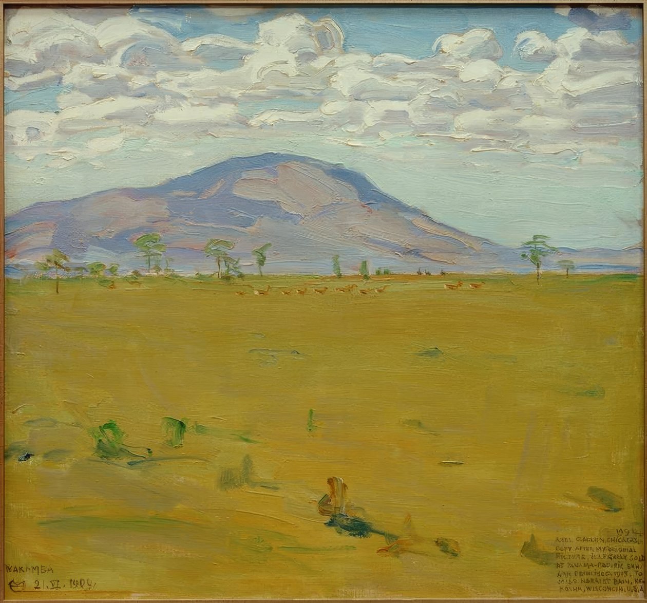 Monte Kenya - Pianura Wakamba da Akseli Valdemar Gallen Kallela