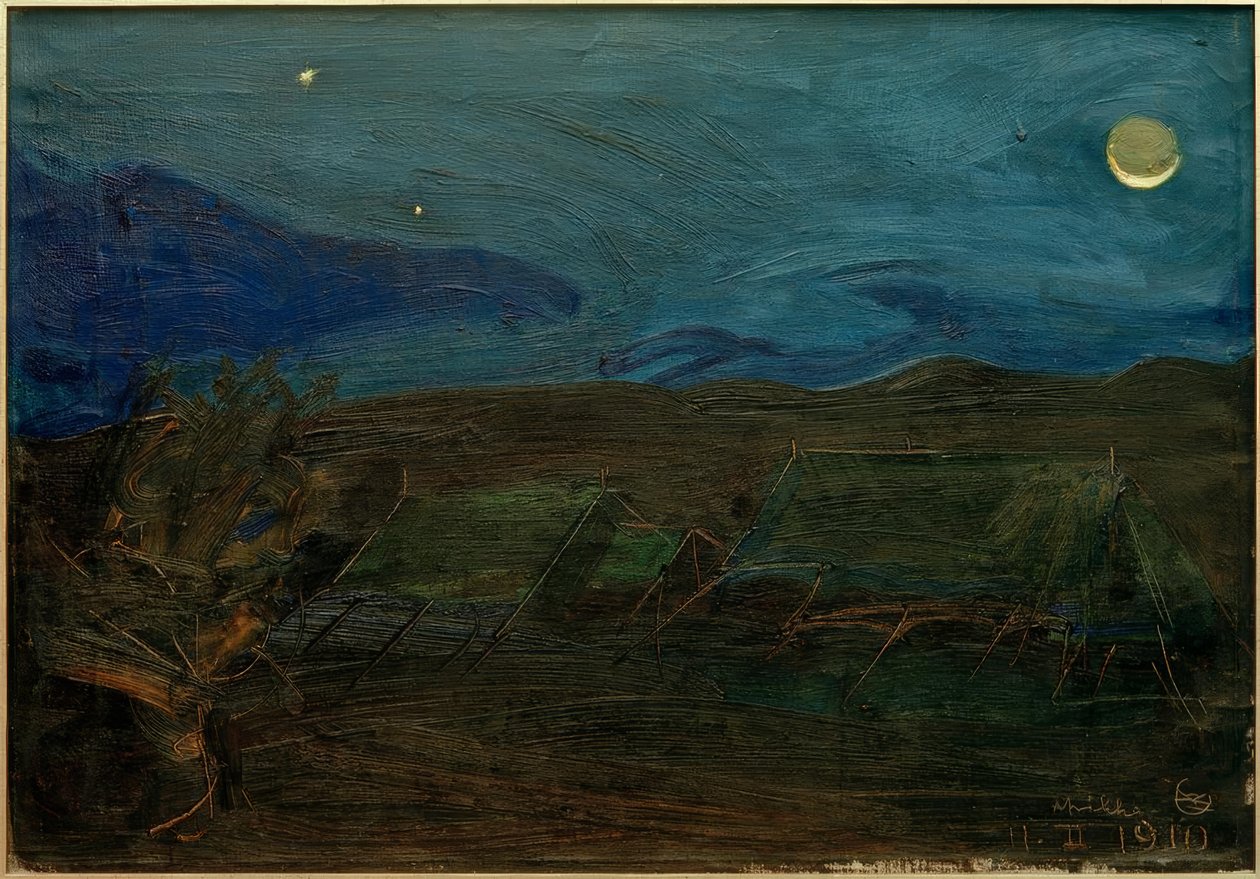 Tende al chiaro di luna da Akseli Valdemar Gallen Kallela