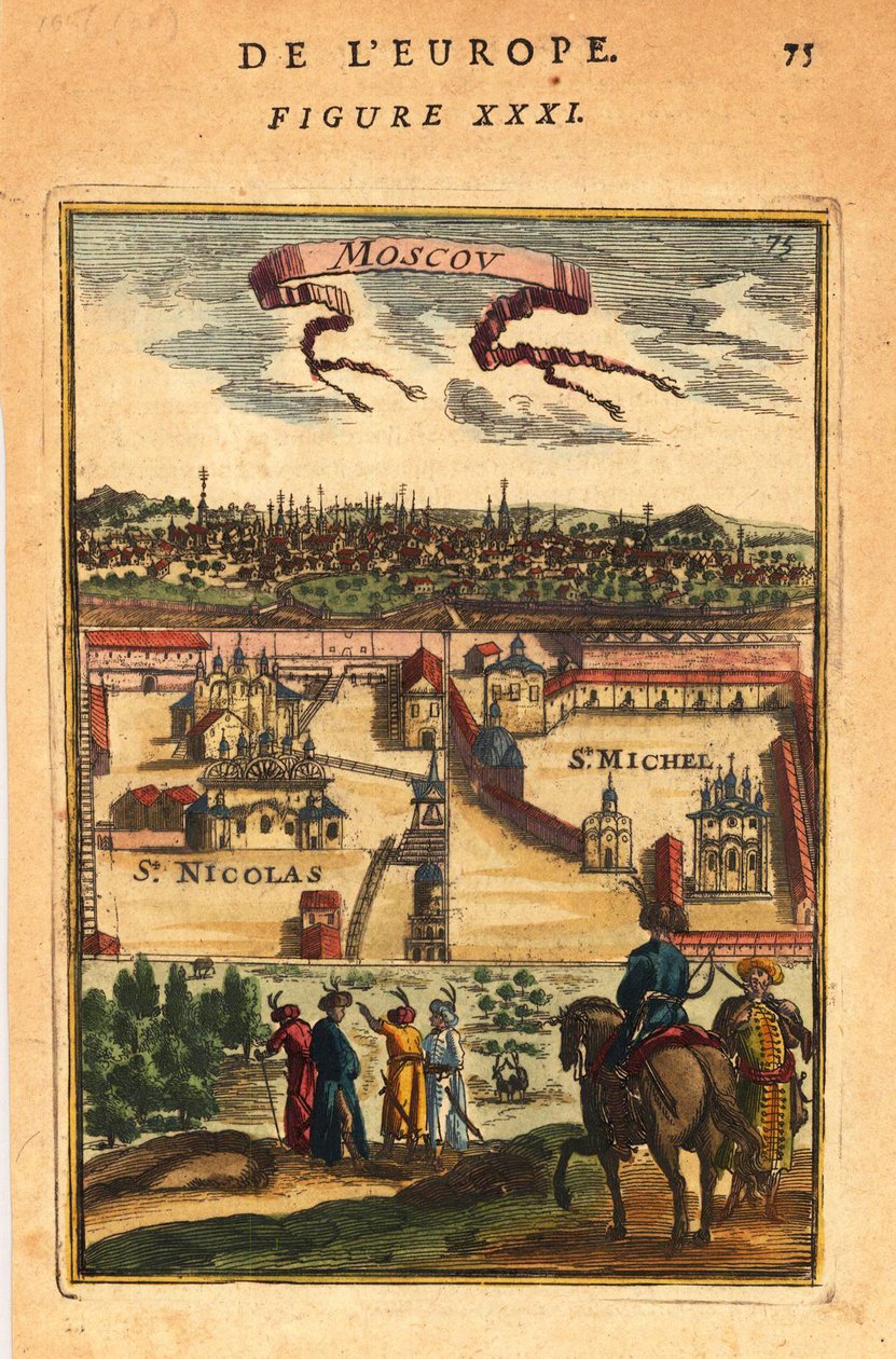 Mosca, 1683 da Alain Manesson Mallet