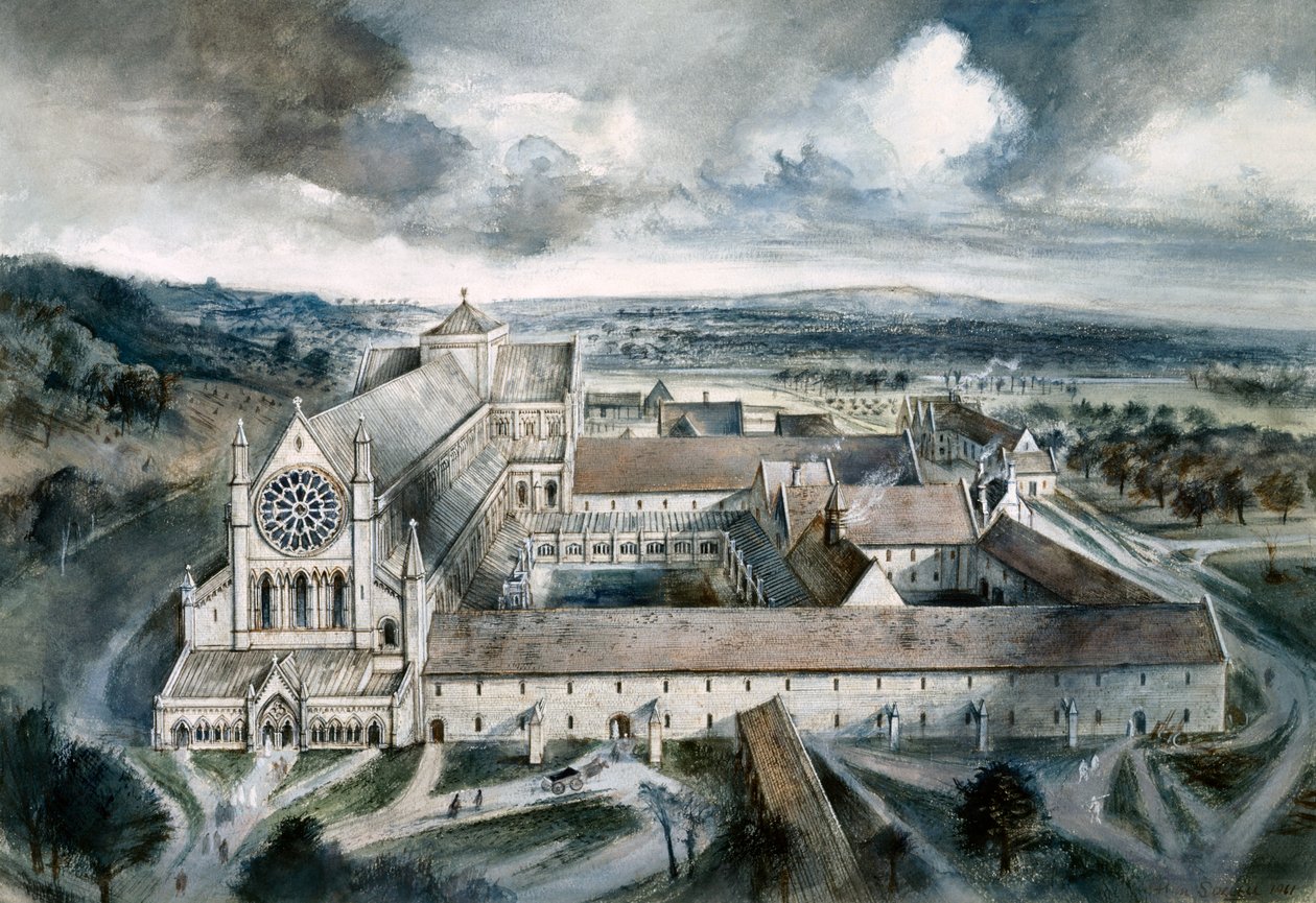 Abbazia di Byland, 1539 da Alan Ernest Sorrell