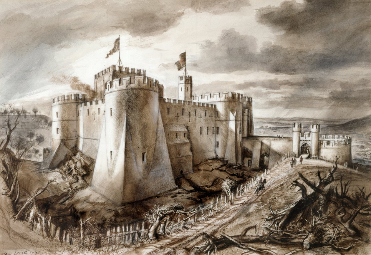 Castello di Goodrich da Alan Ernest Sorrell