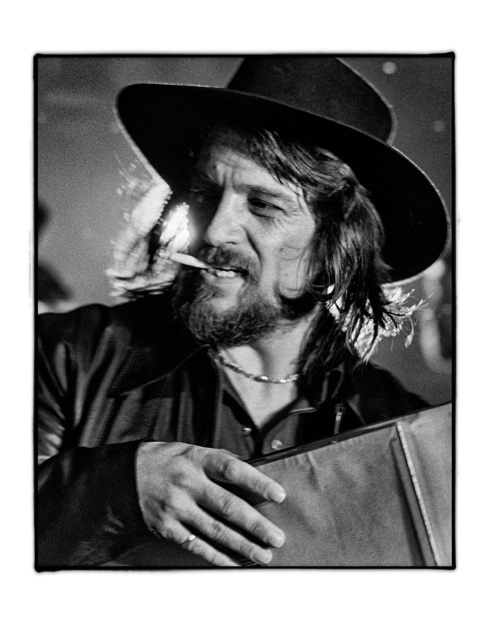 Waylon Jennings - Nashville Palace, Nashville, Tennessee - Ottobre 1977 (foto) da Alan Messer