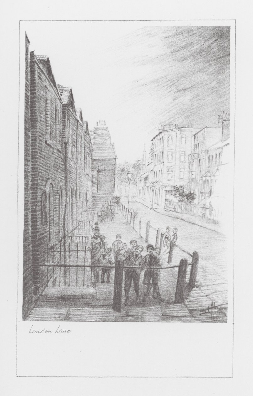 London Lanes: London Lane (litografia) da Alan Stapleton