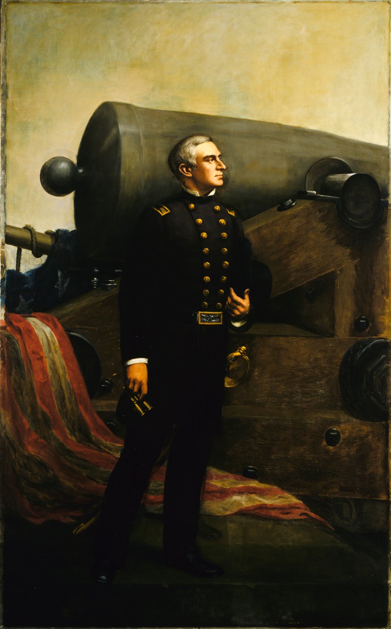 Il Primo Colpo a Fort Sumter Maggiore Robert Anderson, ca. 1861 da Alban Jasper Conant
