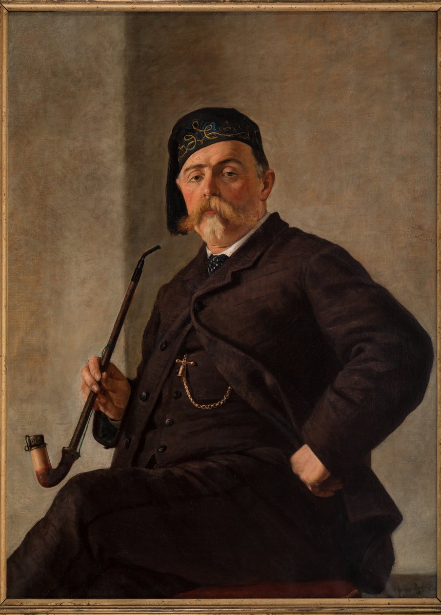 Uomo con Pipa da Albano Lugli