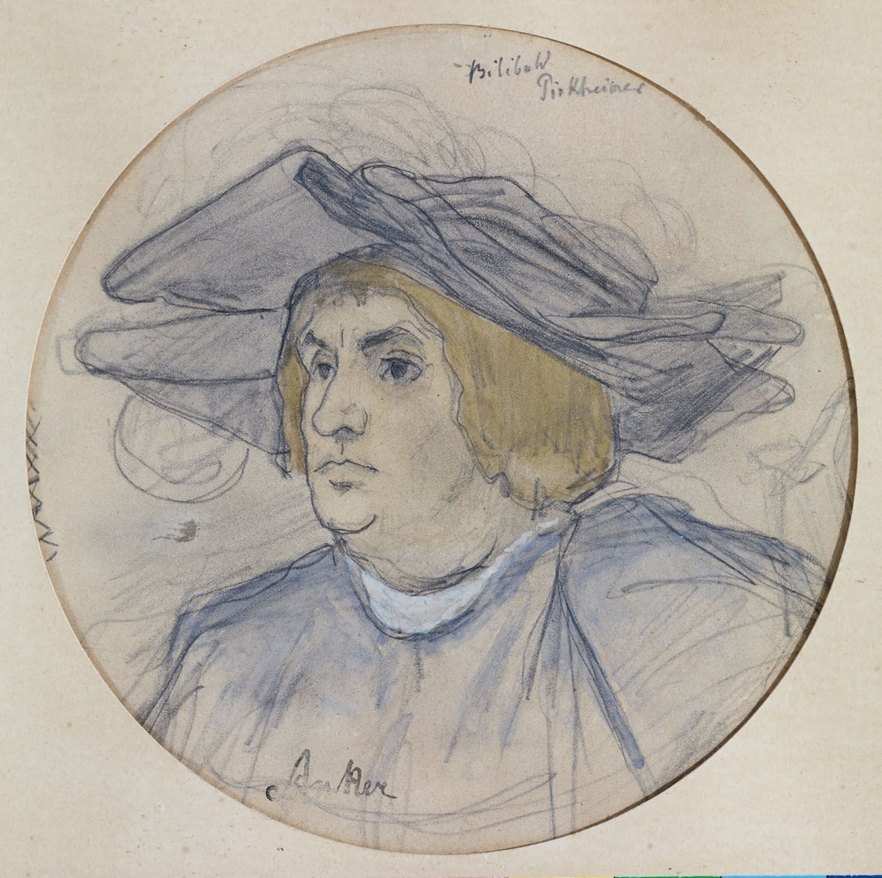 Ritratto di Willibald Pirckheimer da Albert Anker