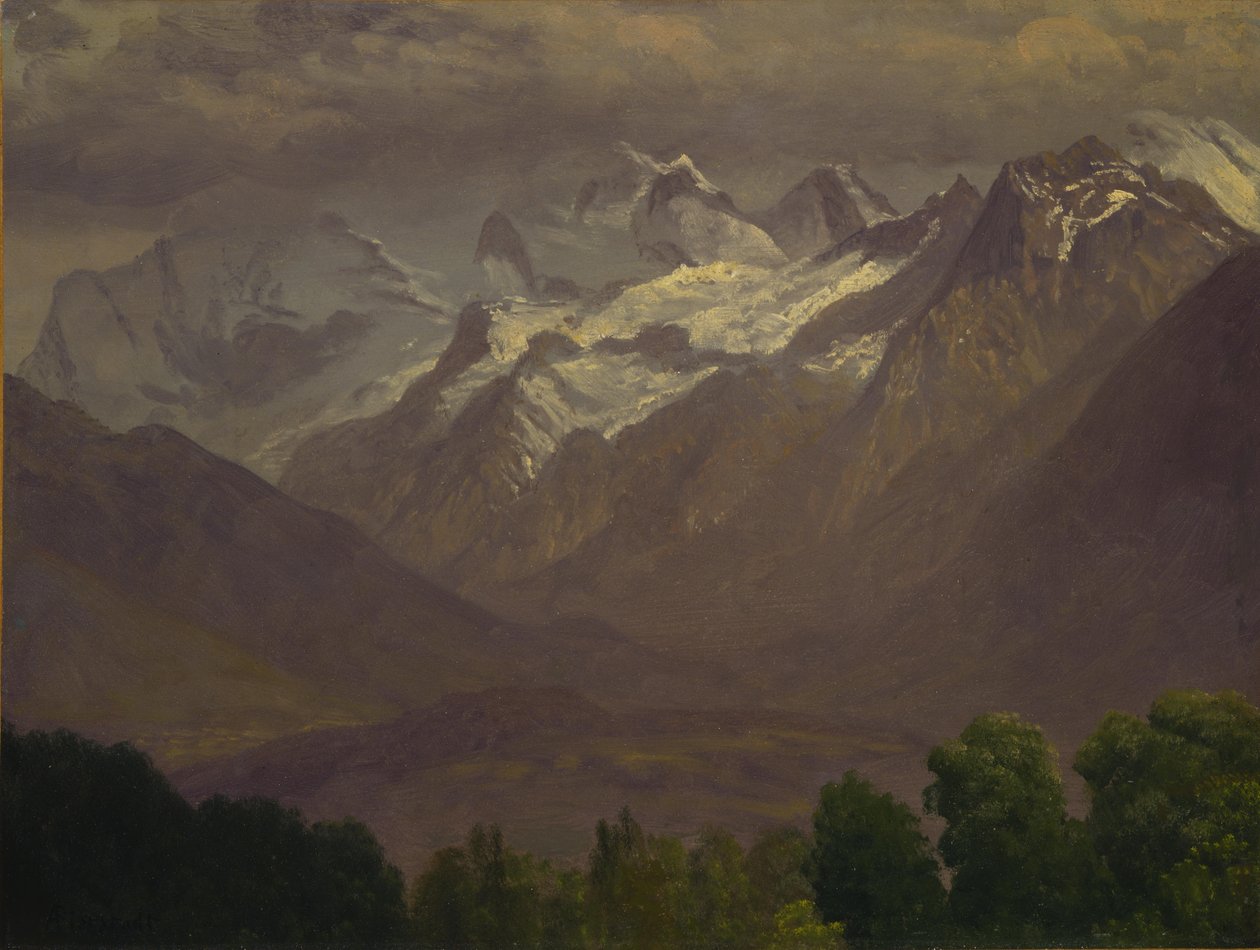 Nelle alte montagne da Albert Bierstadt