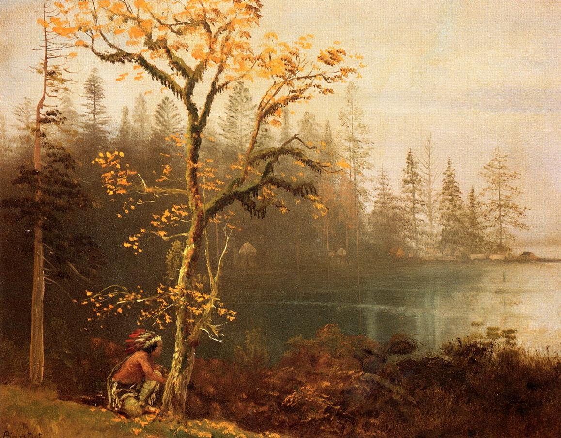 Scout indiano da Albert Bierstadt