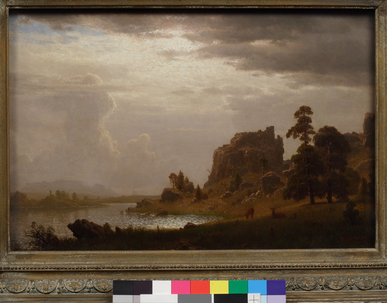 Sulla Sweetwater Vicino alla Porta del Diavolo, Nebraska, 1860 da Albert Bierstadt