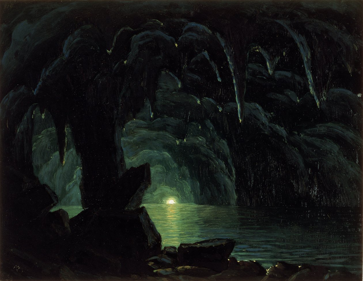 La Grotta Azzurra, Capri da Albert Bierstadt