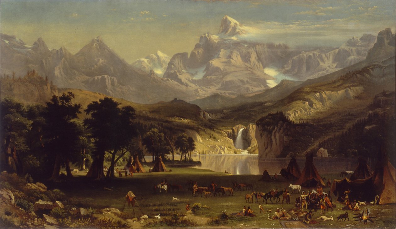 Le Montagne Rocciose, Landers Peak da Albert Bierstadt