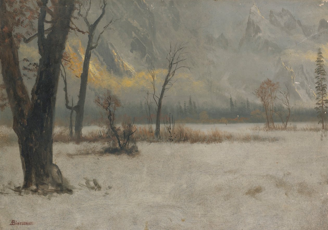 Paesaggio invernale da Albert Bierstadt