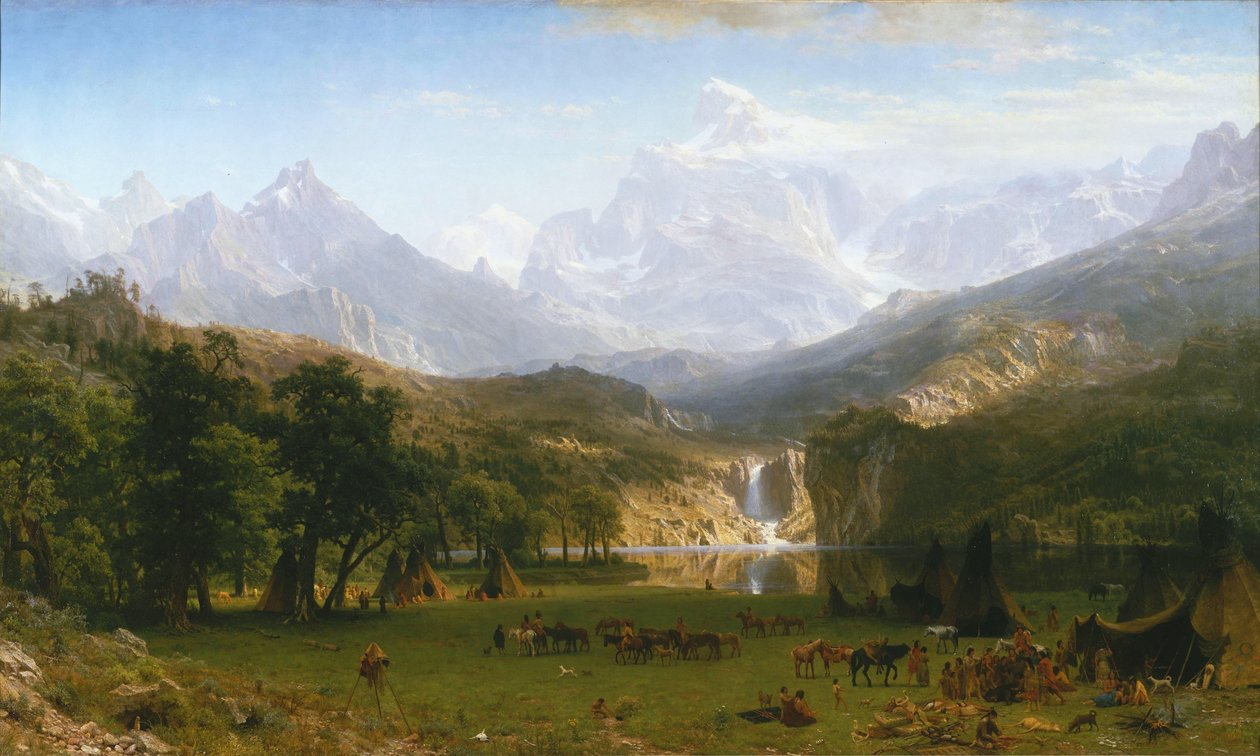 Landers Peak di Bierstadt da Albert Bierstadt