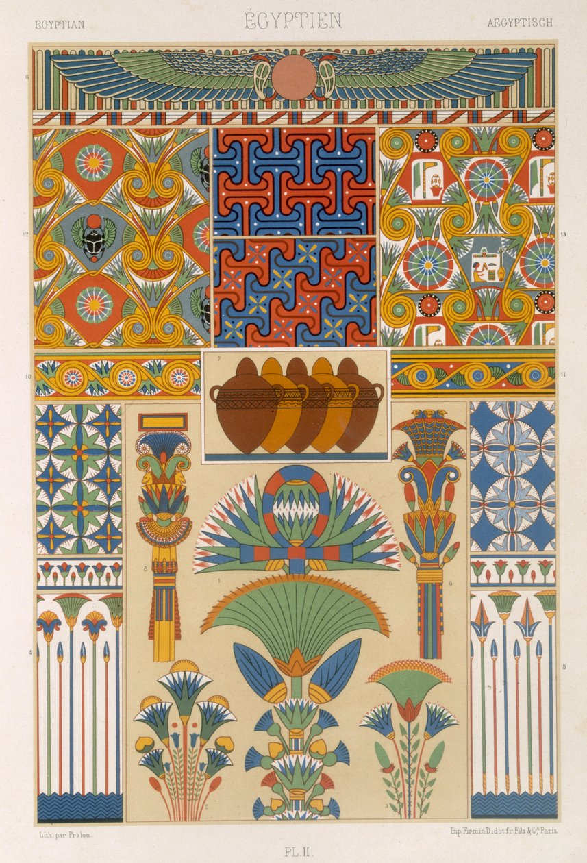 Stile egiziano, tavola II da 