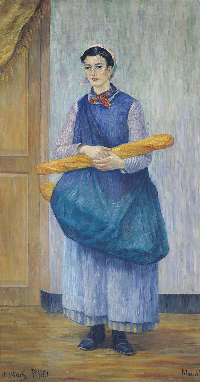 Signora che porta il pane, 1889 da Albert Dubois Pillet