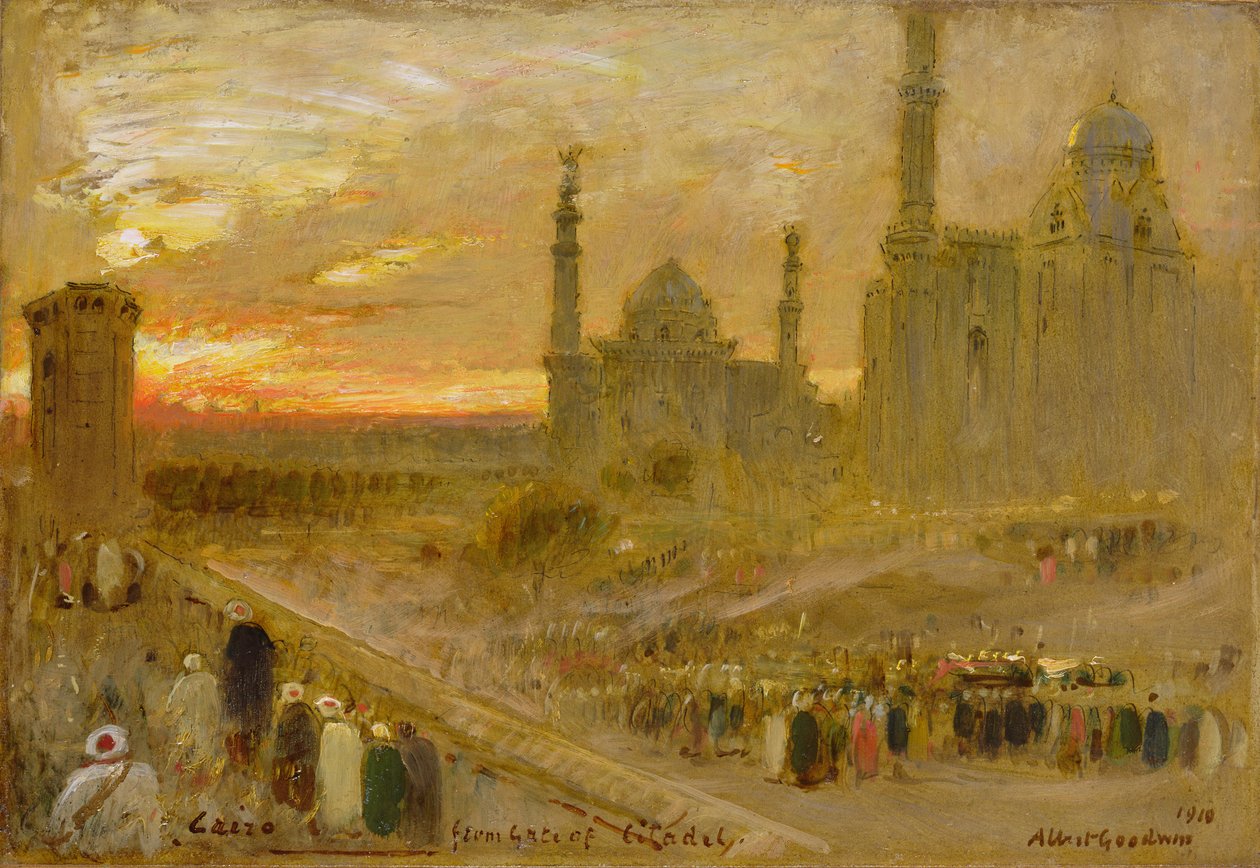 Il Cairo dalla Porta della Cittadella da Albert Goodwin