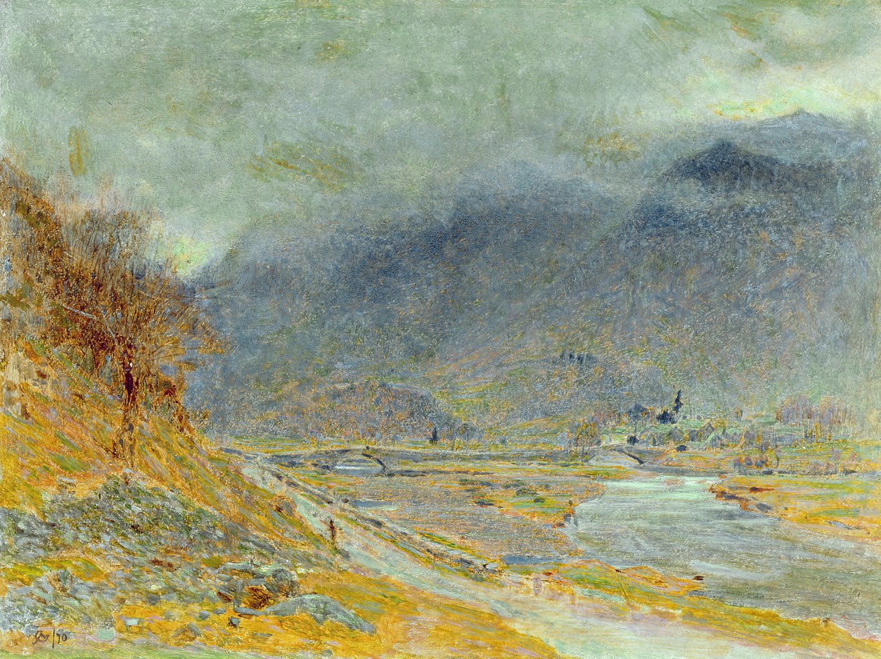 Nebbia di montagna, 1870 da Albert Goodwin