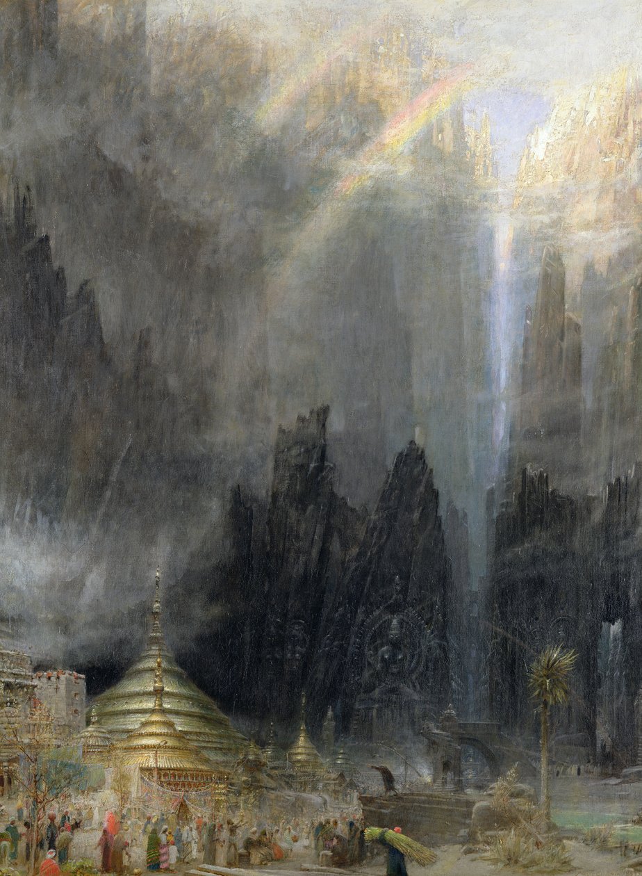 Sotto il tetto del mondo, 1897 da Albert Goodwin