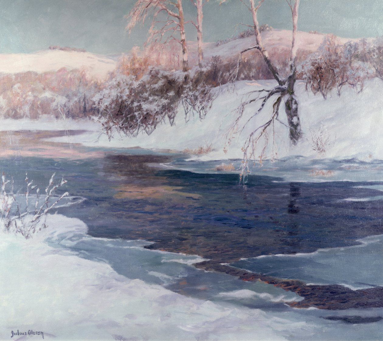 Scena di neve da Albert Julius Olsson