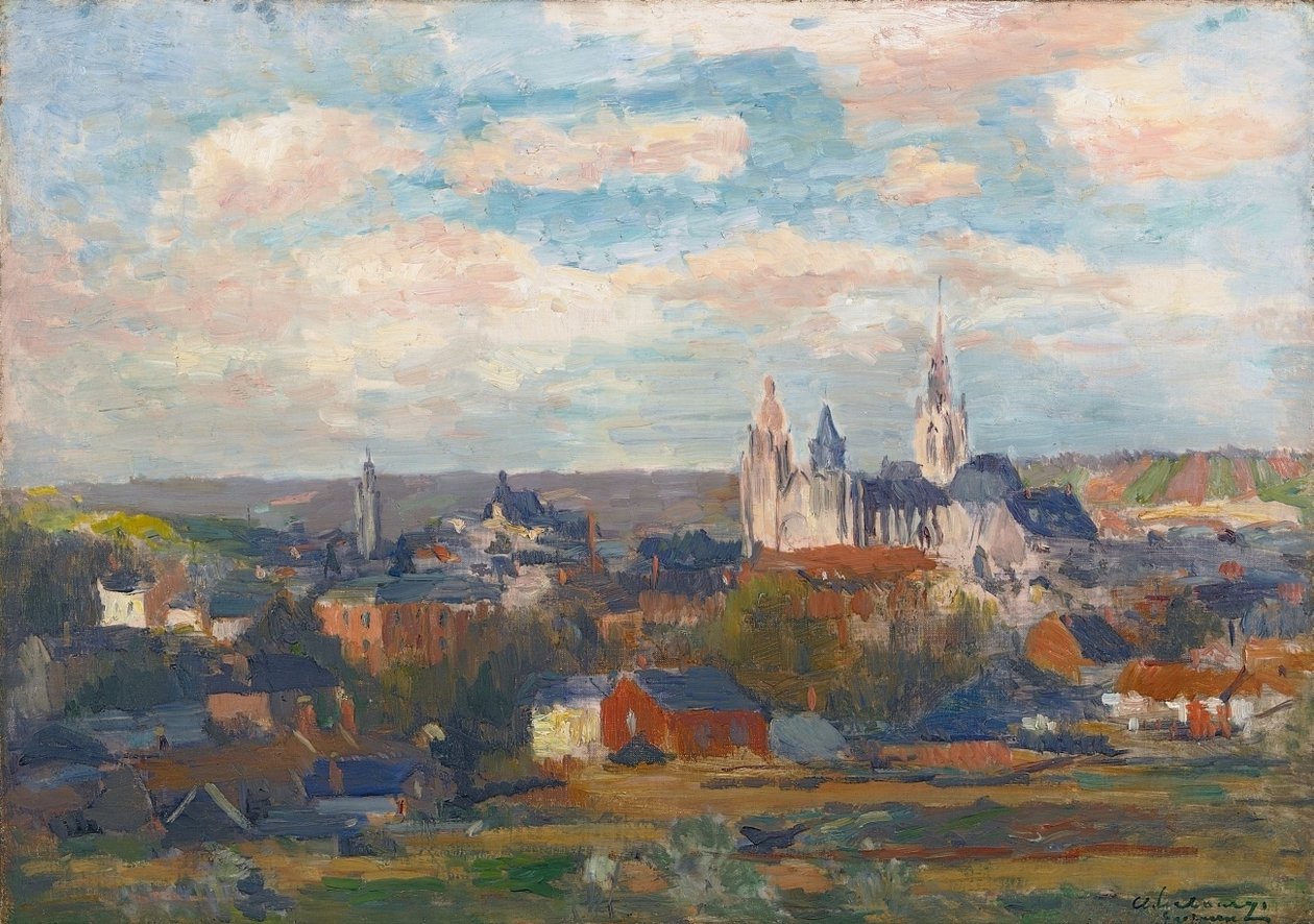Evreux, la cattedrale Notre-Dame da Albert Charles Lebourg