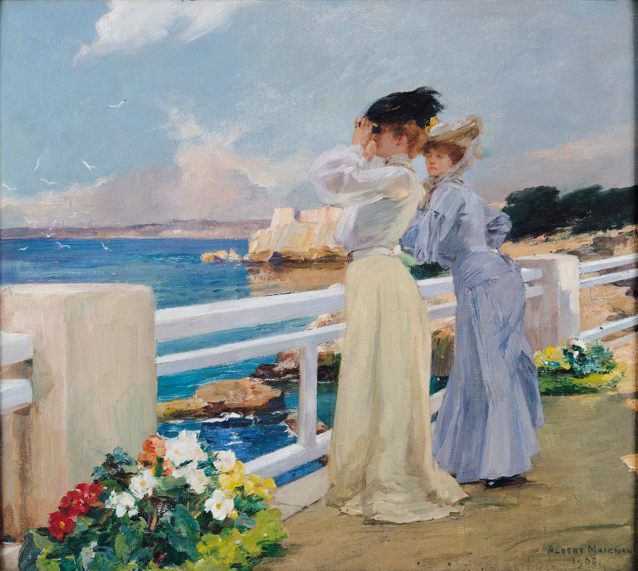I gabbiani, 1906 da Albert Pierre Rene Maignan