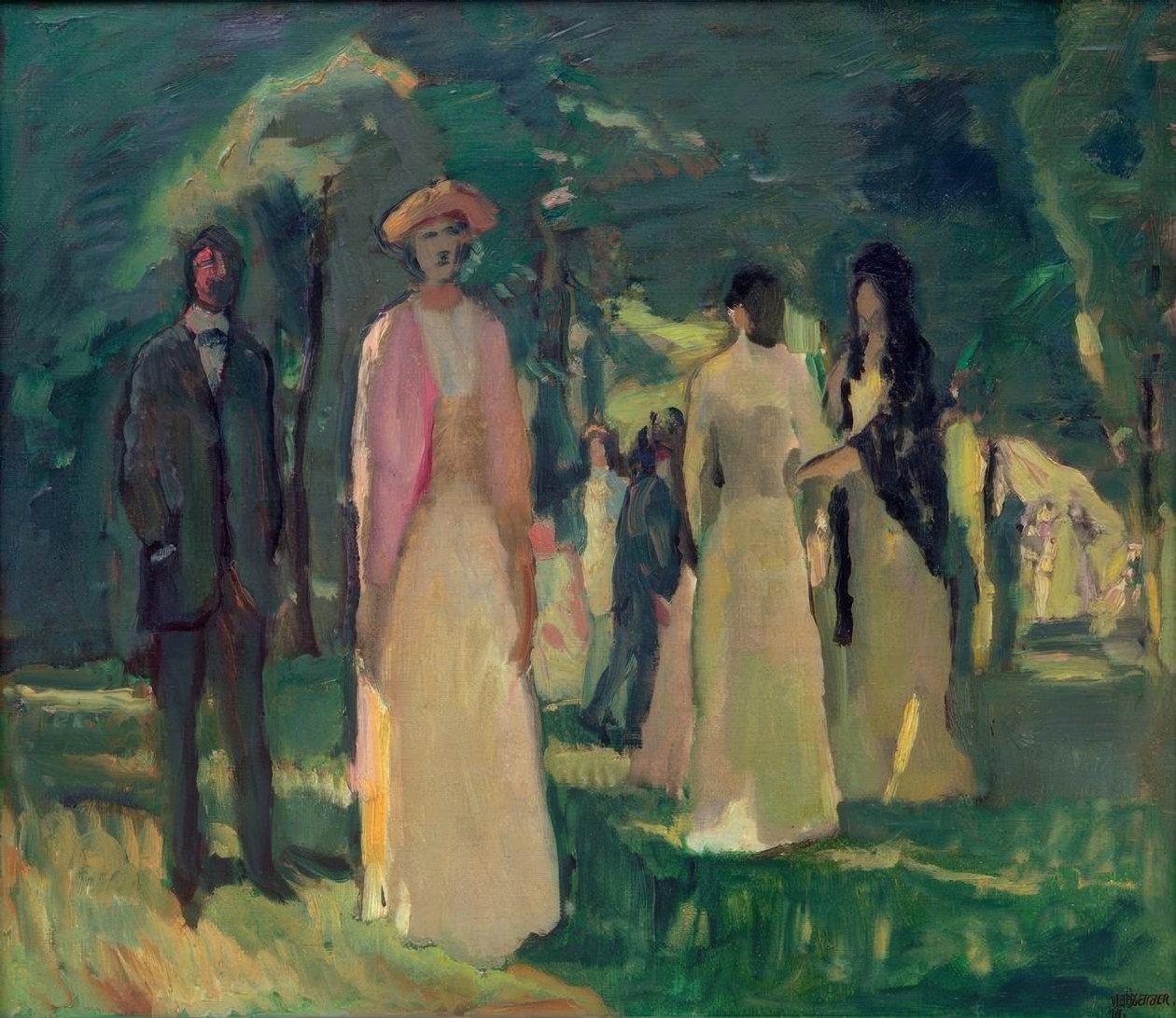 Festa in giardino da Albert Weisgerber
