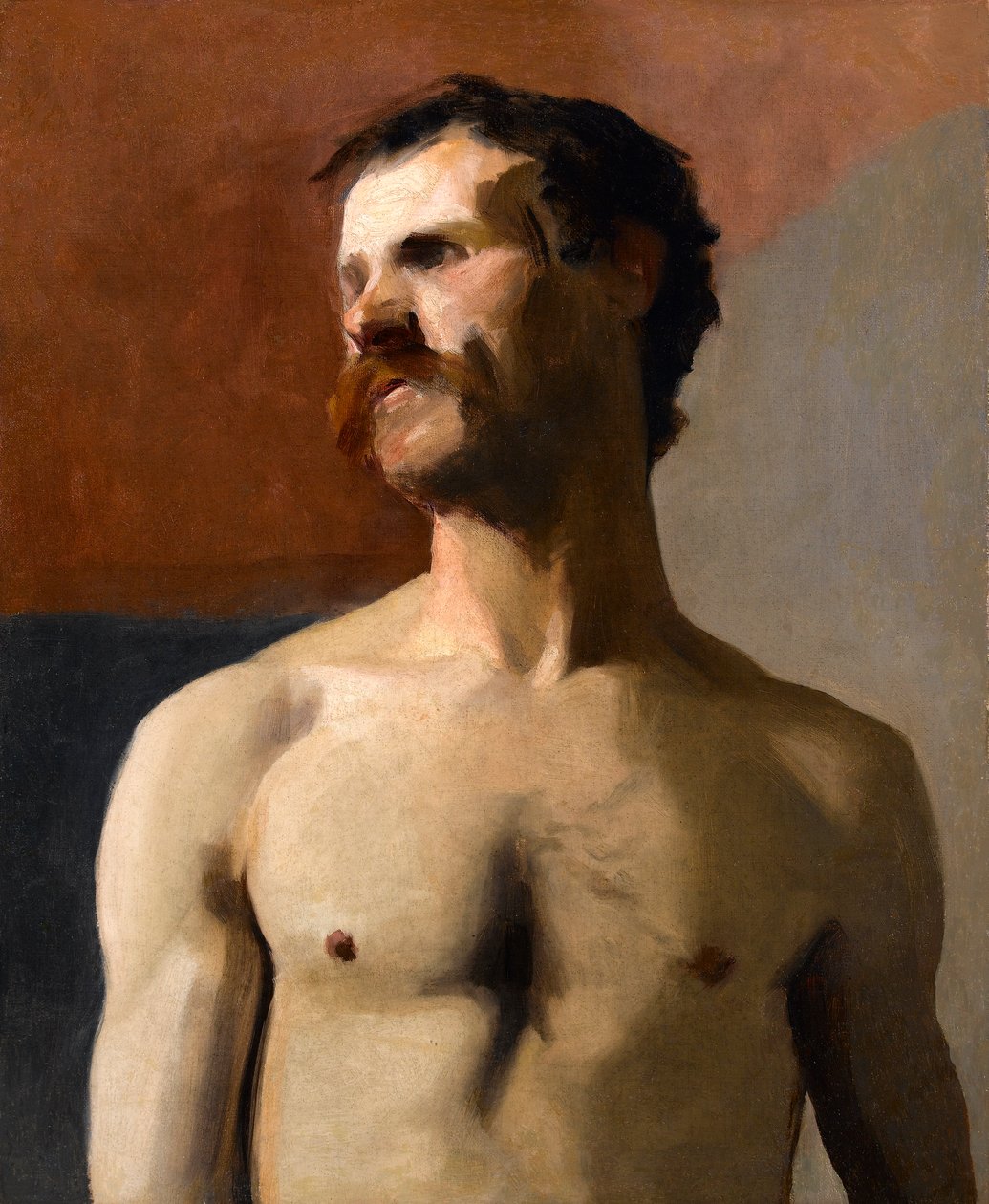 Nudo maschile - studio dal vero, c.1885 da Albert de Belleroche