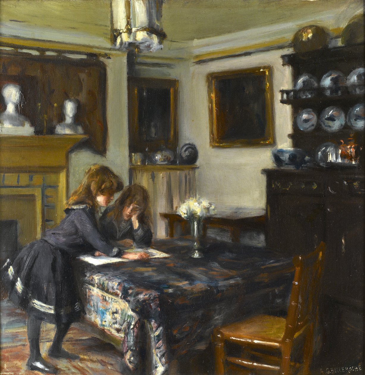 La sala da pranzo di John Singer Sargent da Albert de Belleroche