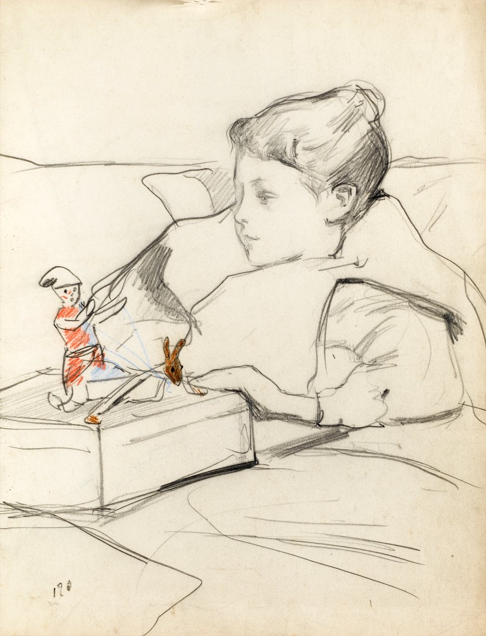 Yvette, circa 1898 da Albert de Belleroche