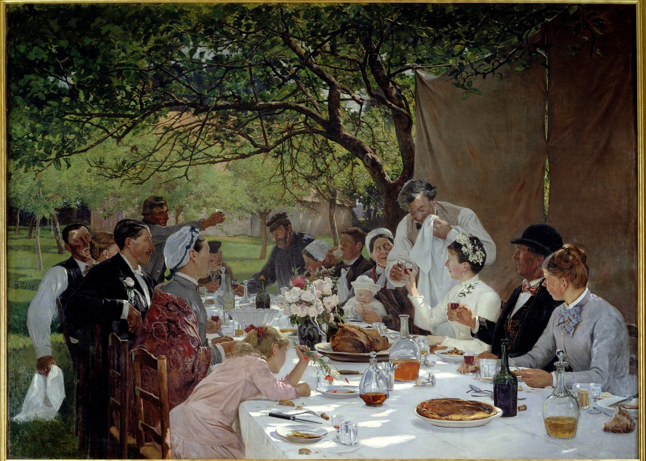 Pasto di nozze a Yport da Albert-Auguste Fourie