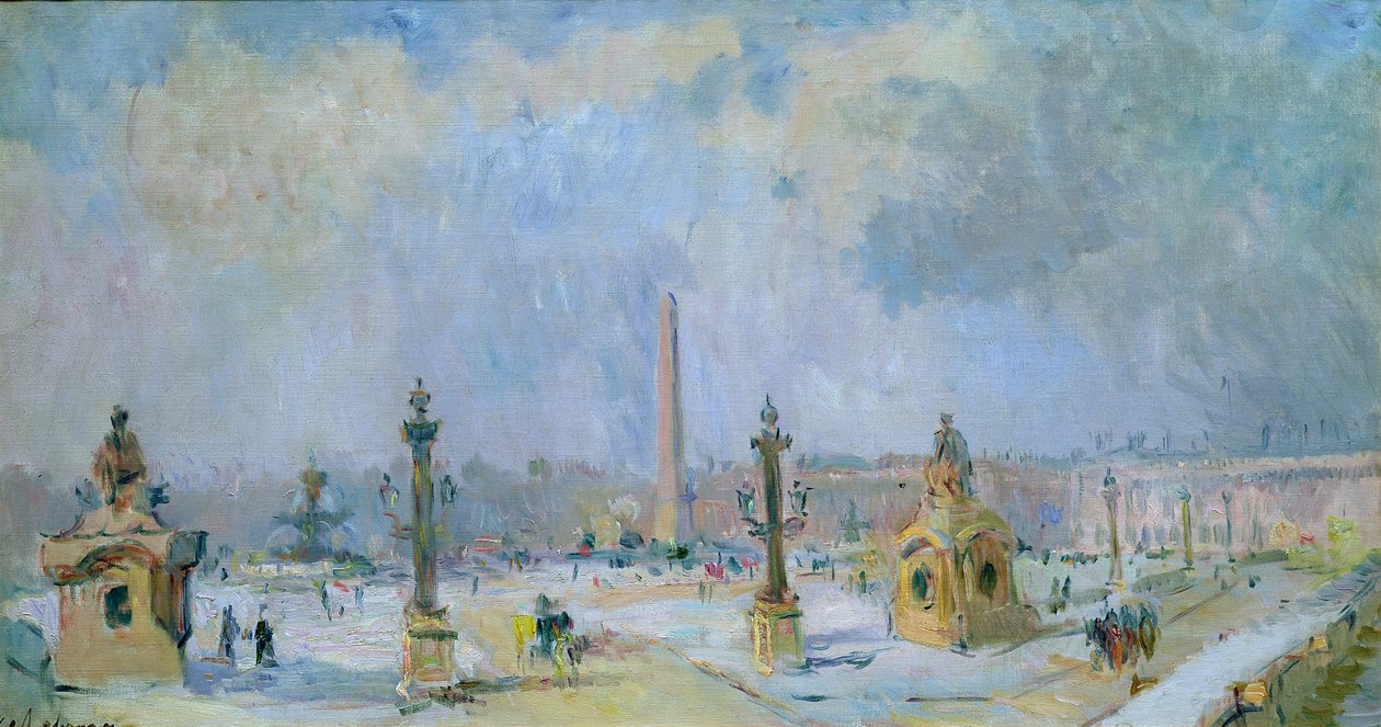 Place de la Concorde, Parigi da Albert Charles Lebourg