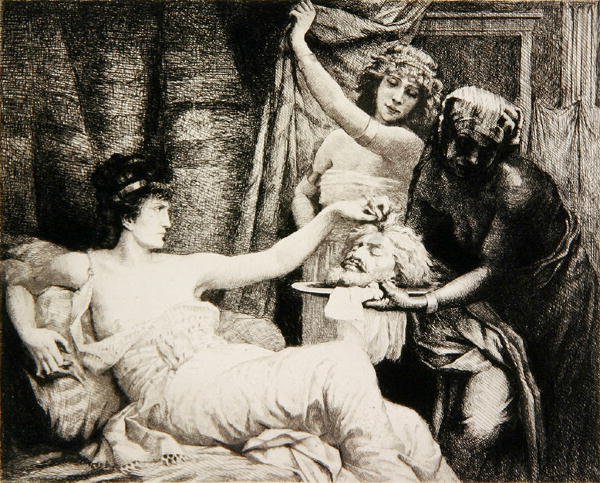 Erodiade c.1878 da Albert Alexander Paul Rouffio