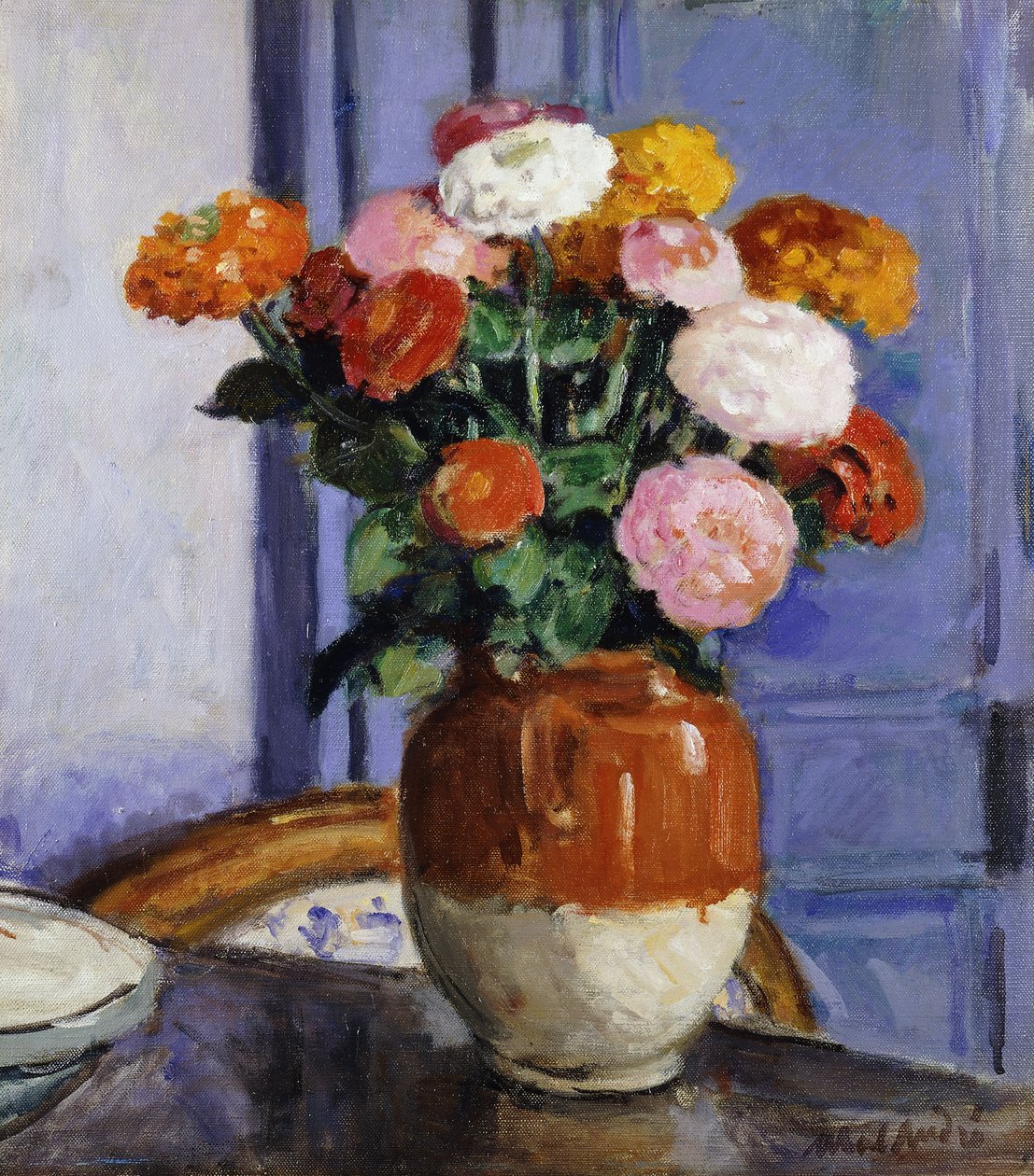 Bouquet di zinnie; Bouquet de Zinias da Albert Andre
